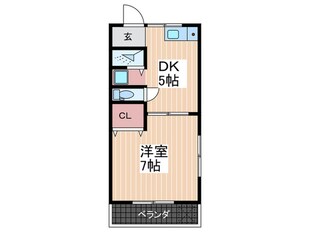 泉コーポの物件間取画像